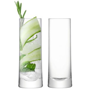 L.S.A. - Gin Long Drinkglas 380 ml 2 Teile - transparent