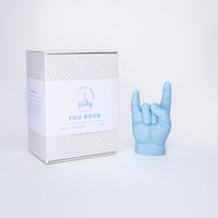 Baby YOU ROCK kaars blauw