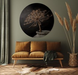 Círculo de pared - Hogweed - Calidad Premium Dibond