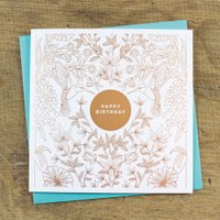 Greeting card happy birthday