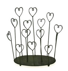 Photo / card holder hearts with.