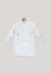 Jacket and Bunting Bag - Creamy White