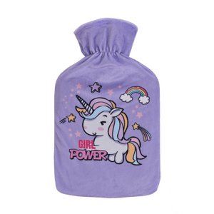 😍Unicorn, Hot Water Bottle, with Cover, Hot Water Bottle for Hot Therapy, Hot Water, Rubber, Cold, Winter, Child, Adult