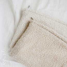 Estuche de lápices de peluche | beis | Bolsa de almacenamiento | Bolsa de pañales | bolso de tocador
