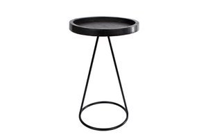 Table Marcel black wood 25x25x38cm