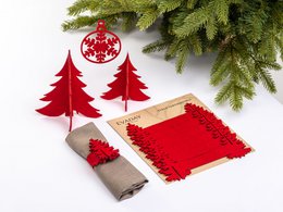 Ronds de serviette de Noël ARBRE DE NOEL