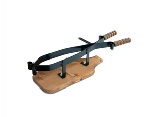 🍖 Italian Ham Stand – Handcrafted with Rustic Wooden Base