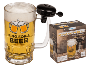 Bierglas mit Glocke,