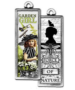 Stöcke aufheben AN060 Garden Girl