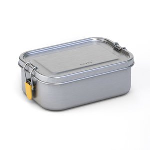 Lunchbox aus Edelstahl mit hitzebeständigem Einsatz – Mimosa