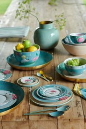 Tea Tip Blushing Birds Blue 9cm