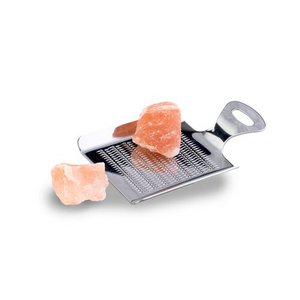 Grater + salt crystal salt grater, 49420-1, approx. 11 x 7 x 1.2 cm