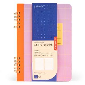 Inkerie Spiralgebundenes A5-Notizbuch