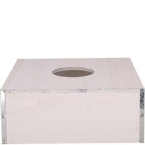 Holz Sockel Liri, L30cm, B30cm, H12cm, mit 12cm Lo