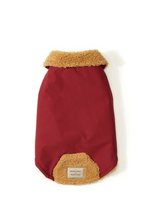 Mons bons x bassigue rood omkeerbare winterjas