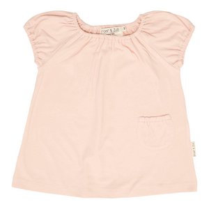 Baby Kleid rosa kurze Ärmel