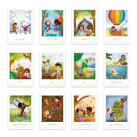 Months – Inclusive Waldorf Cards