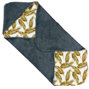 Wikkelcape Leo veren Antraciet