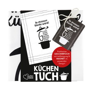 Geschirrtuch; Magnet Küchen Freude Deckeltopf, VE 4