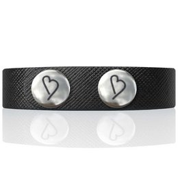 Leren oorbellen 'Flair' Bizarre Black