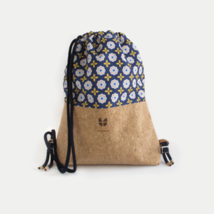 Turn bag, backpack | made of cotton and cork | Bloom