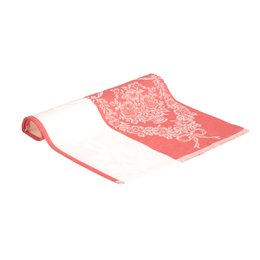 Paño de cocina medio lino "FLOR"