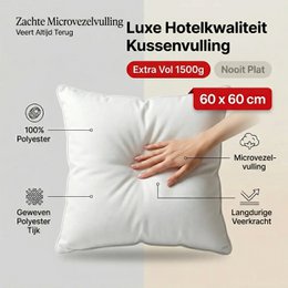  Square cushion with soft, plush filling. Ideal for adding comfort and style to any room.