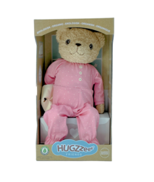 Bobbi in roze nachtkleding