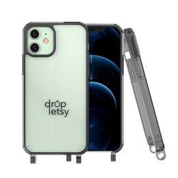 Handyhülle iPhone 12 Series GRAU transparent