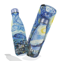 Izy Thermos Flasche Starry Night - Van Gogh 500 ml to -go isolierte Wasserflaschen