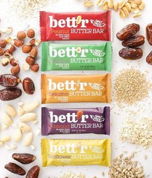Almond Butter Bar, organic, Bett'r, 30g