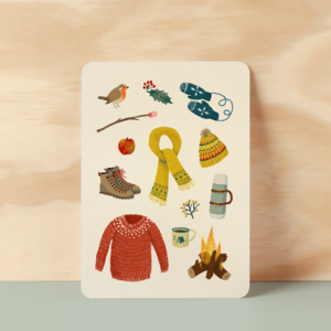 Postcard |  Winter walk