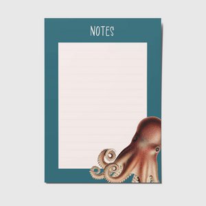 Octopus - A6 Notizblock