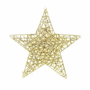 Santa Lila Star Decoration 45x6cm LED