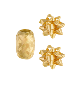 Geschenkzubehör - Goldset