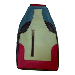 Fairer Handel und langlebiger Leder -Rückenbag 62