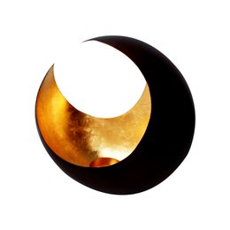 Fyrfadsstage, Luna bronze/guld 18cm