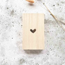 Wij krijgen een baby!– houten kistje met houten cirkel