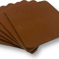 Untersetzer Leder Cognac 100 % Rindsleder