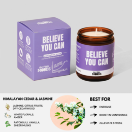 Candela regalo – MOTIVATION MOOD – Cera di soia profumata fatta a mano