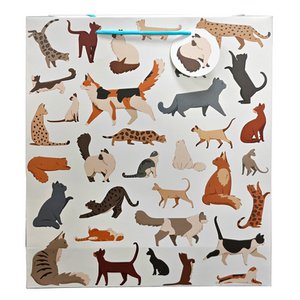 Feline Fine Cats (New) Gift Bag Extra Large