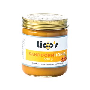 Sea buckthorn in sunflower honey