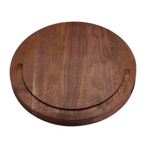 IZUMI ICHIAGO Ronde snijplank - Ø 33,5 cm, Noord-Amerikaanse walnoot behandeld met lijnolie