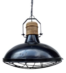 LAMPARA TECHO HIERRO MANGO 52X52X57 NEGRO LA199969