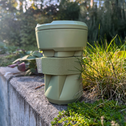 MuC My helpful Cup® Kiwi - sammenfoldelig genanvendelig kop