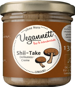 Shii-take organic spread with sunflower seeds