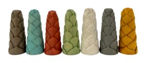 Mini Earth Flower Buds S/7pc
