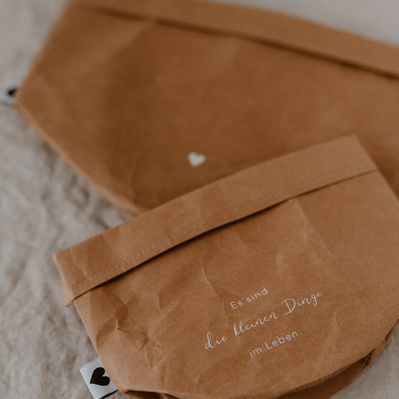 Paperbag sæt med 2 små ting (PU = 6 sæt)