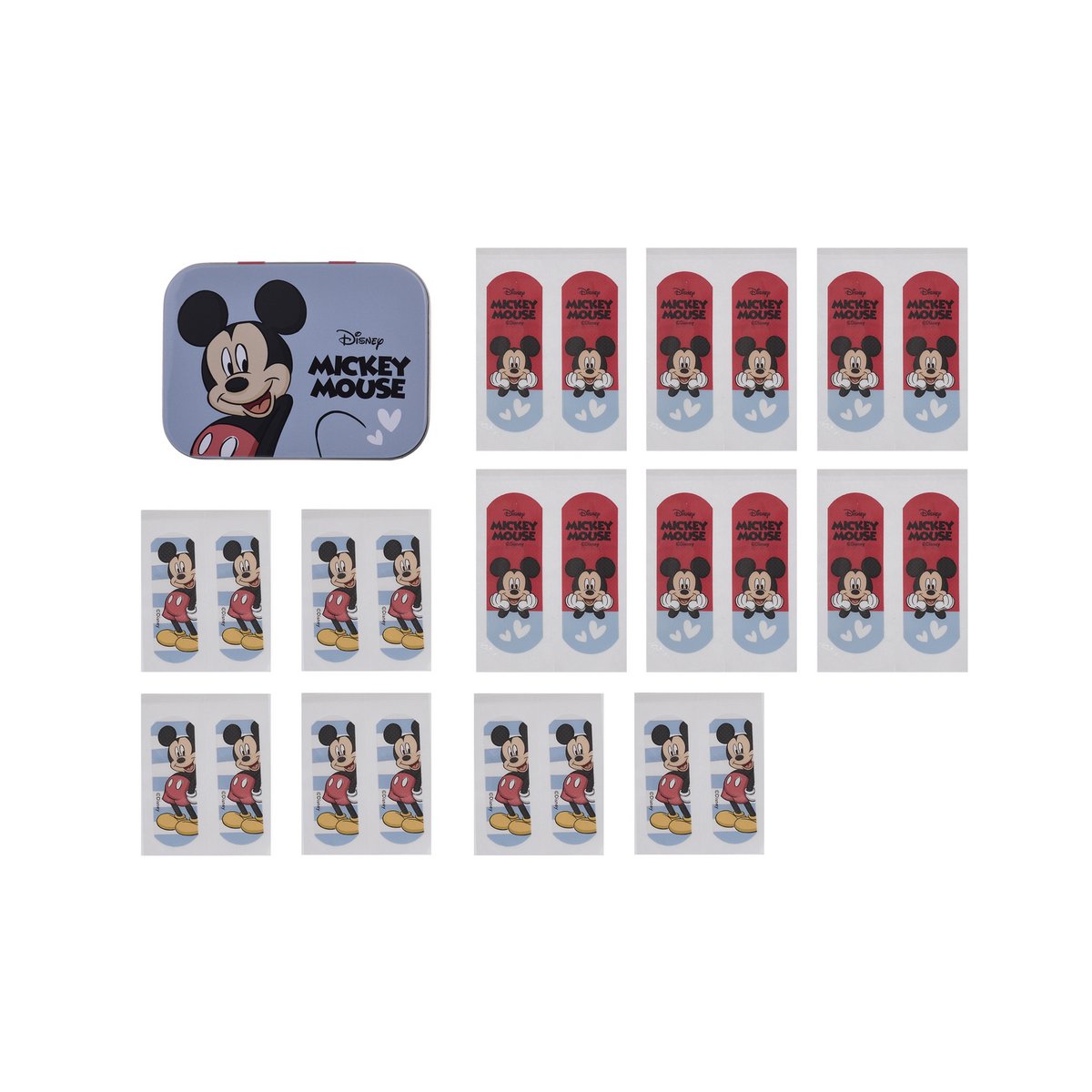 Boîte Métallique de Pansements Mickey & Minnie Disney