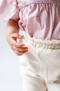 Duurzame Limited Edition babybroek met hoge taille | 100% biologisch katoen